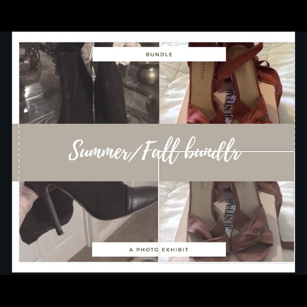 SOLD Bundle sandals and boots